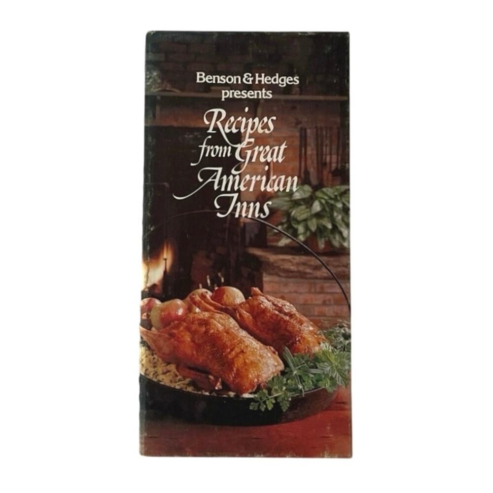 Benson & Hedges Recipes from Great American Inns 1981 Spiral Gift Collection